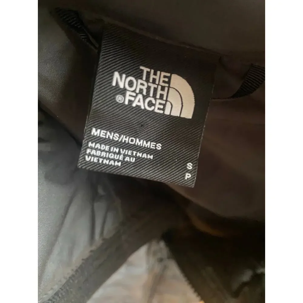 The North Face Everyday Mens Small Black Insulated Puffer Vest Company Logo EUC